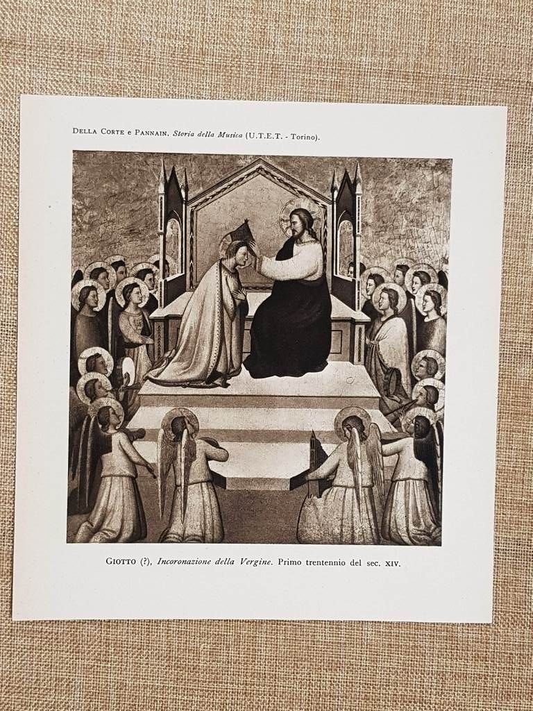 Incoronazione della Vergine (XIV sec.) Capolavoro attribuito a Giotto