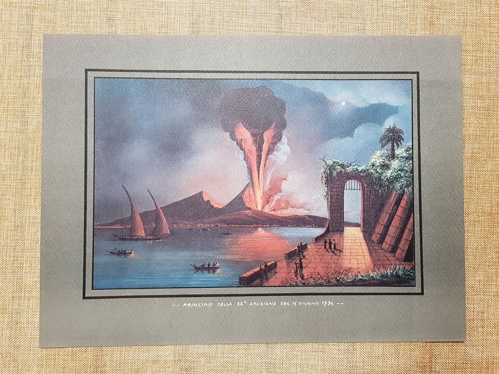 Inizio 32a Eruzione del vulcano Vesuvio 15 giugno 1794 Ernesto …