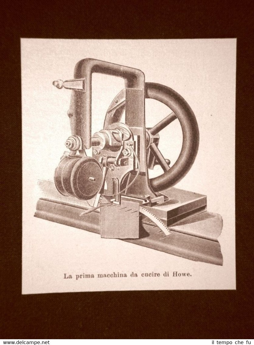 Invenzioni dell'800 La prima macchina da cucire di Howe | Immagine principale