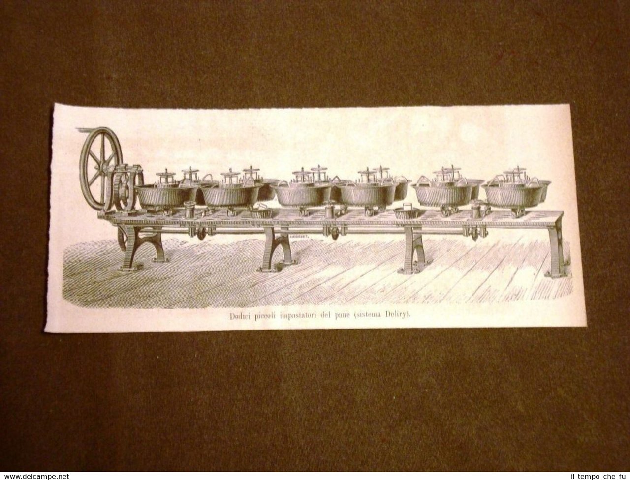 Invenzioni L'Industria alimentare nel 1880 Impastatori per il pane