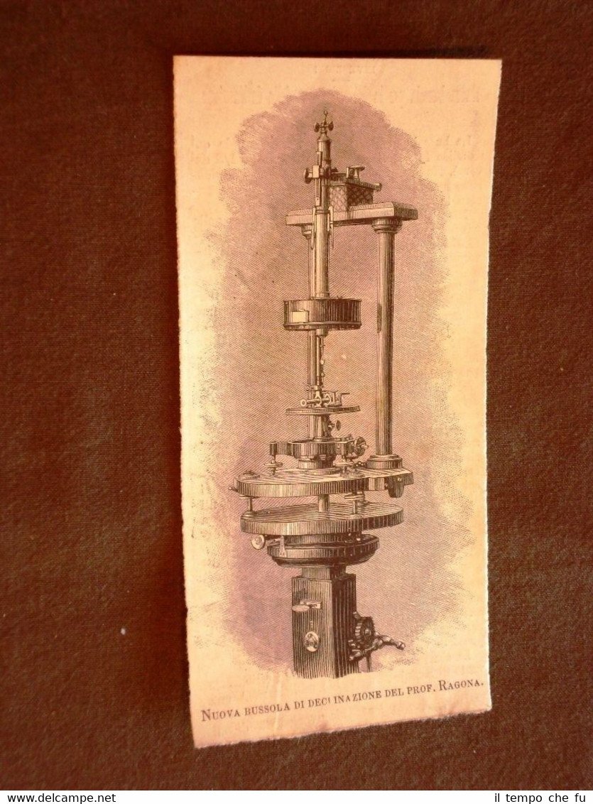 Invenzioni nel 1880 Nuova bussosa di declinazione del Professore Ragona