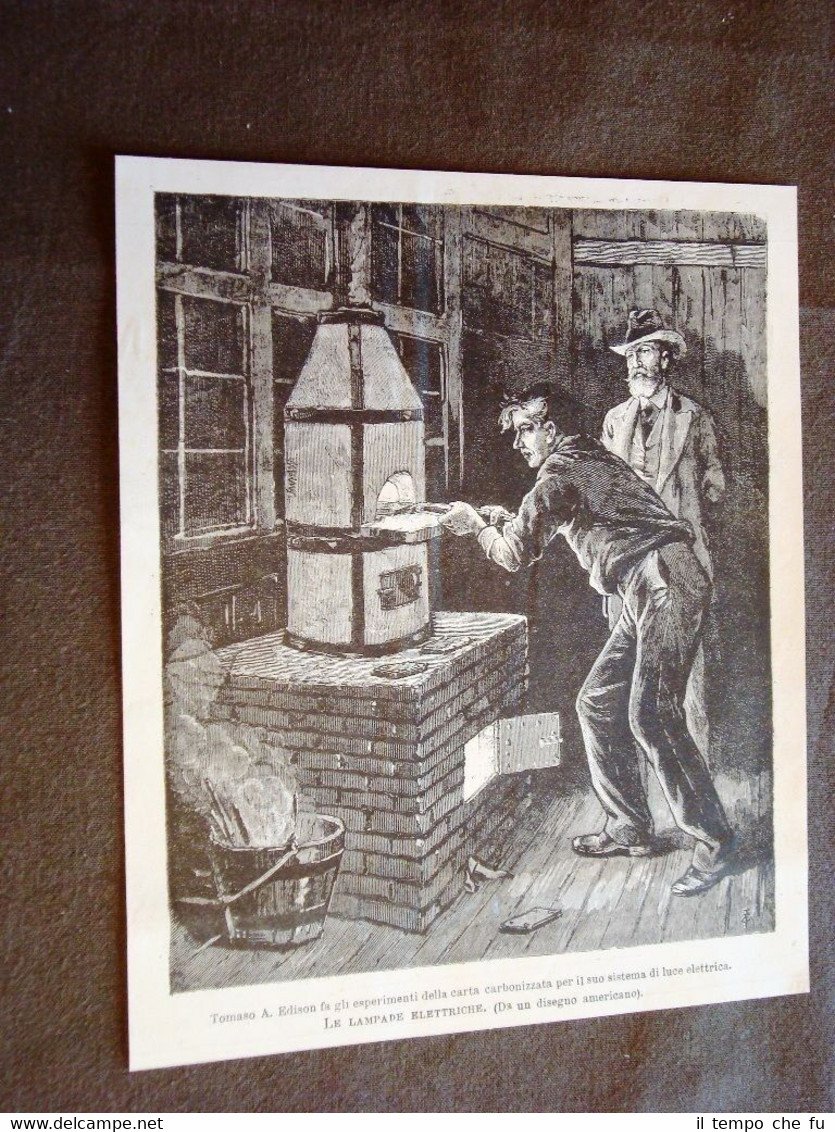 Invenzioni Thomas Edison e gli esperimenti per le lampade elettriche …