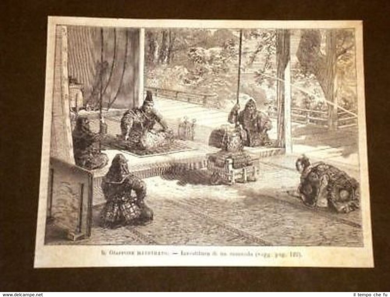 Investitura di un comando giapponese Giappone