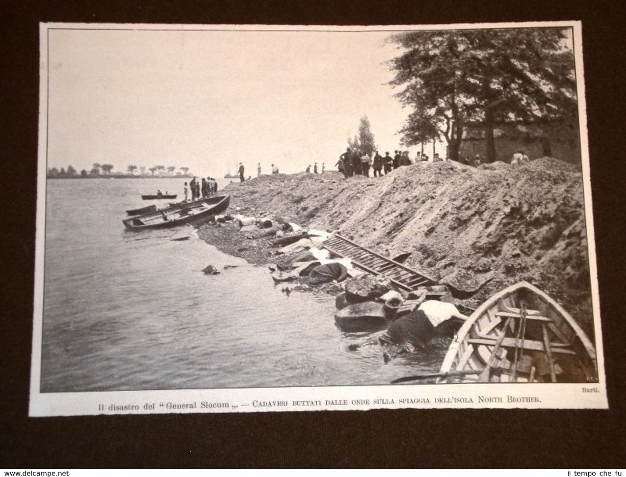 Isola di North Brother nel 1904 Disastro del General Slocum …