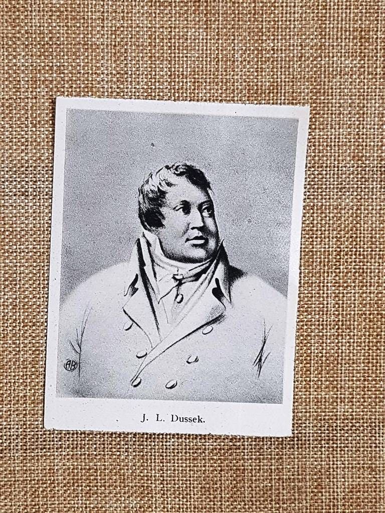 Jan Ladislav Dussek 1760 - 1812 Boemia Pianoforte Musica Virtuosismo …
