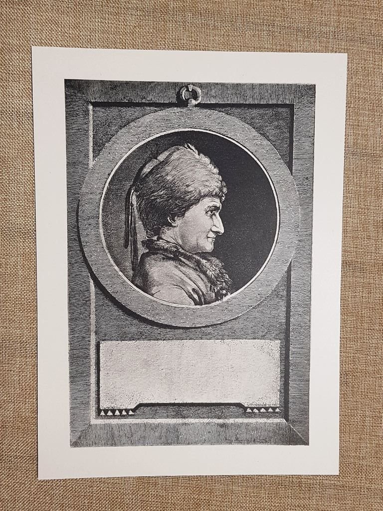Jean-Jacques Rousseau Filosofo Svizzera Emilio Illuminismo Incisione del 1888