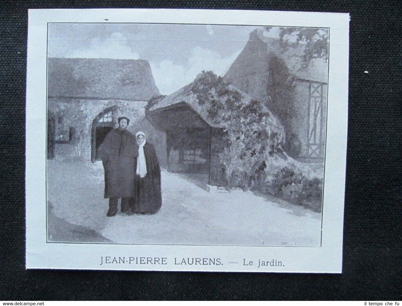 Jeanne Pierre Laurens - Il giardino Stampa del 1909