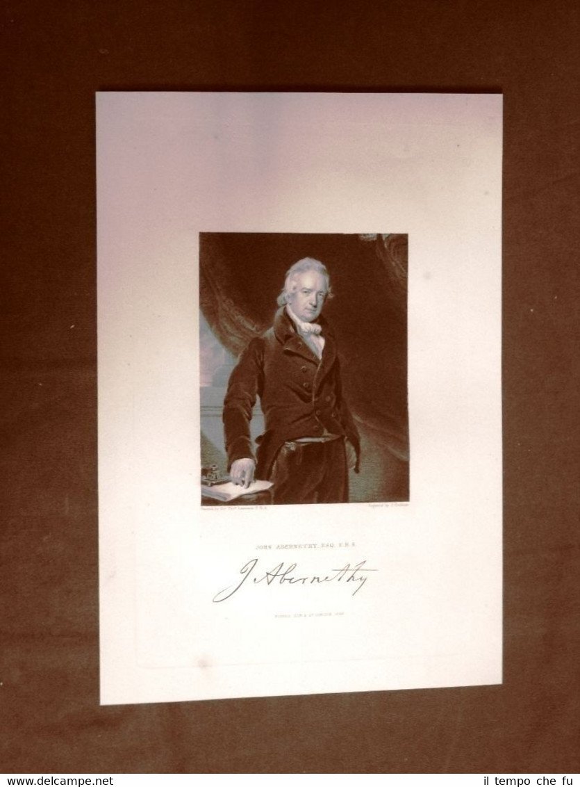John Abernethy Chirurgo Perth, 3 aprile 1764 – Enfield, 20 …