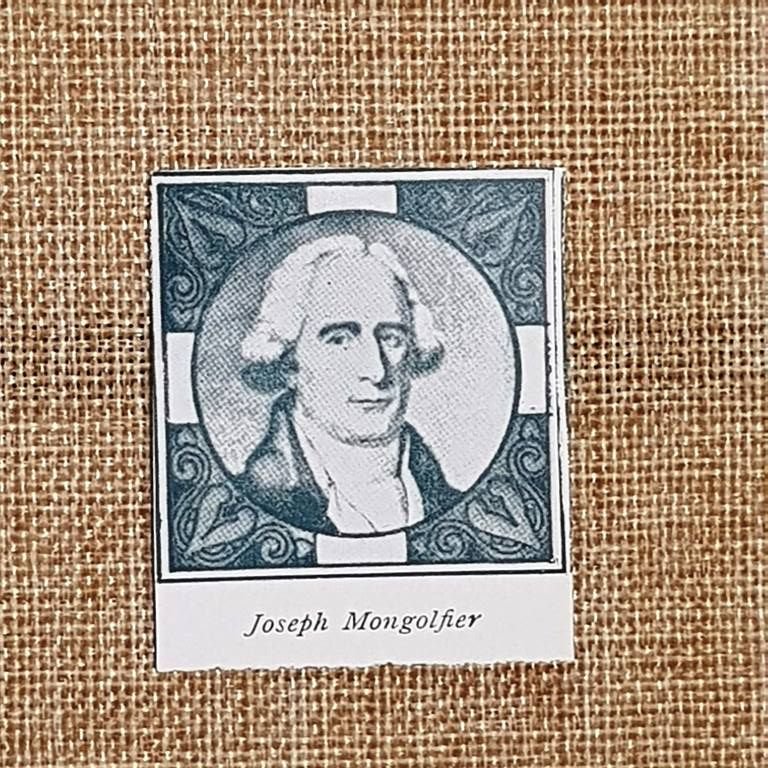 Joseph Montgolfier 1740 Annonay Inventore della mongolfiera con fratello Etienne
