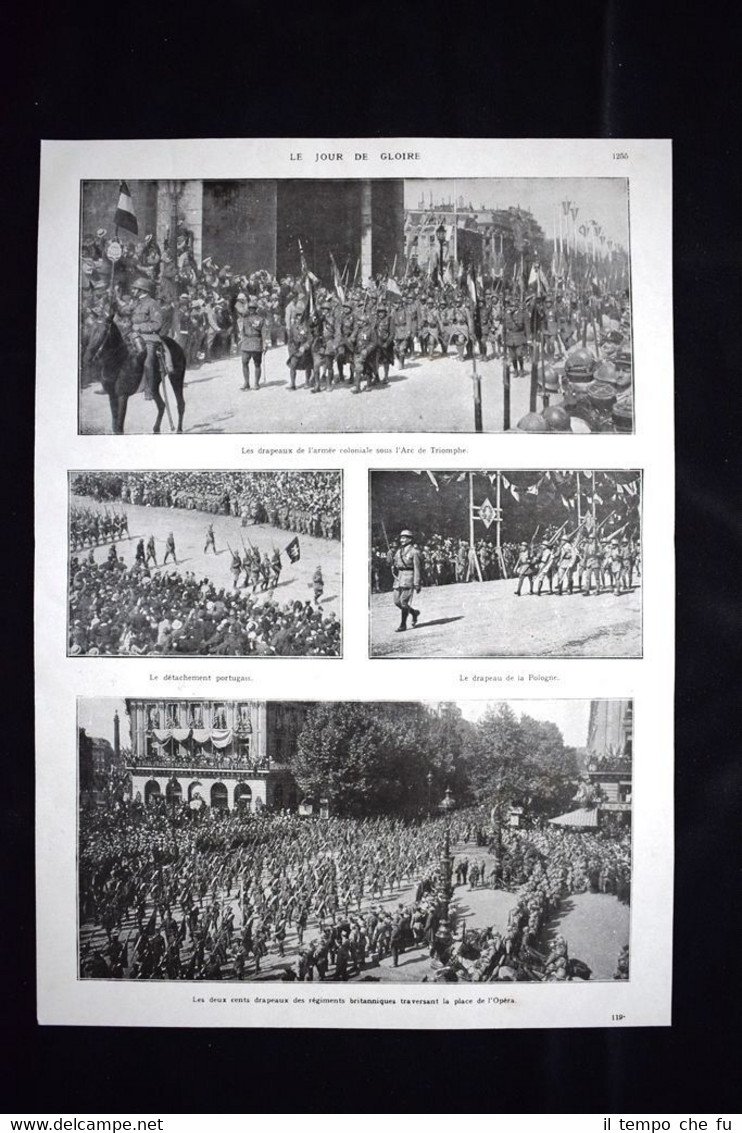 Jour de gloire Drapeaux sous Arc de Triomphe Pologne WW1 …