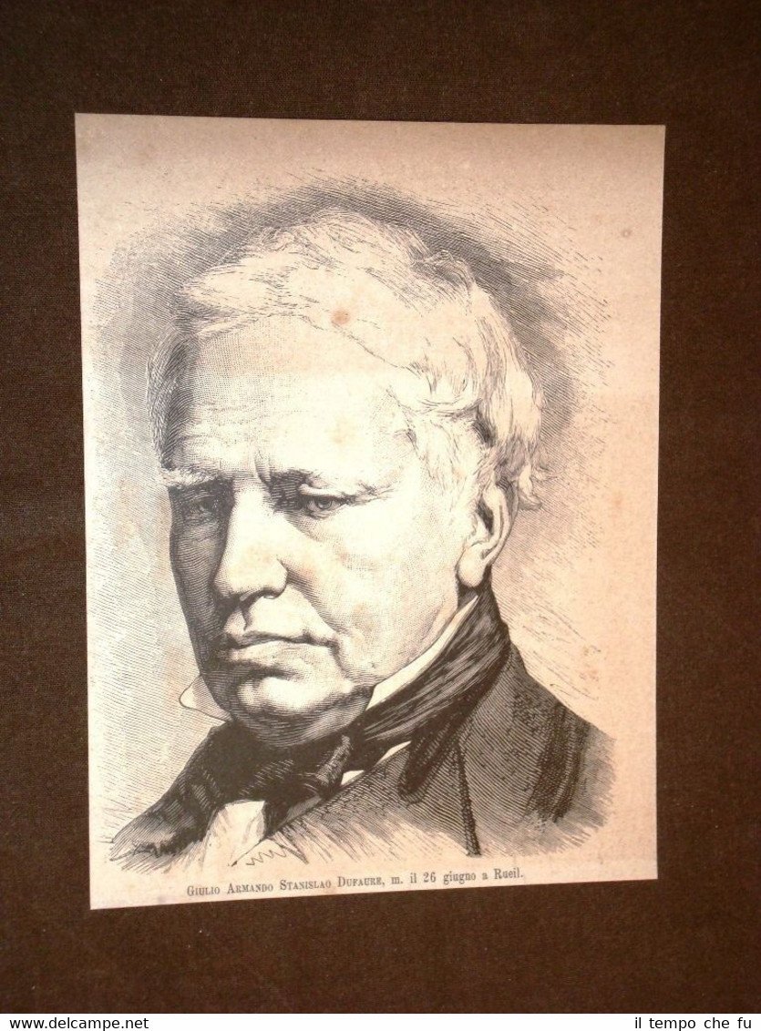 Jules Armand Stanislas Dufaure di Saujon Morto nel 1881