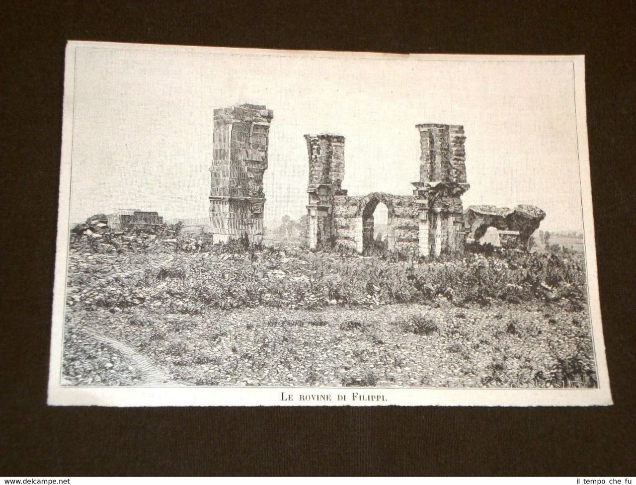 Kavalla o Kavala nel 1893 Le Rovine di Filippi Grecia …