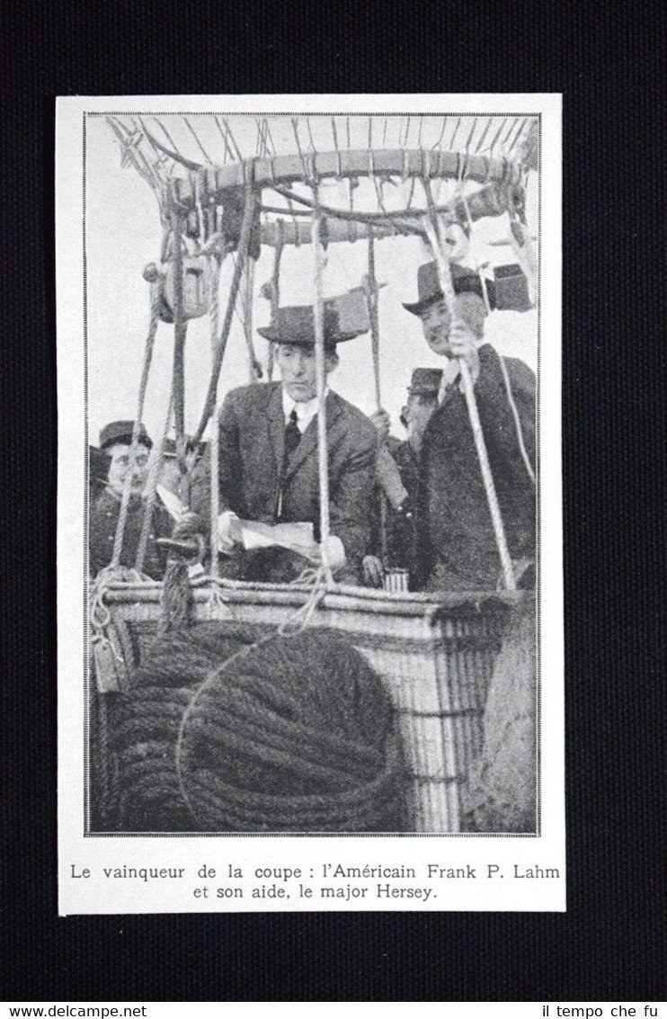 L'americano Frank P. Lahm e il suo aiuto, il maggiore …