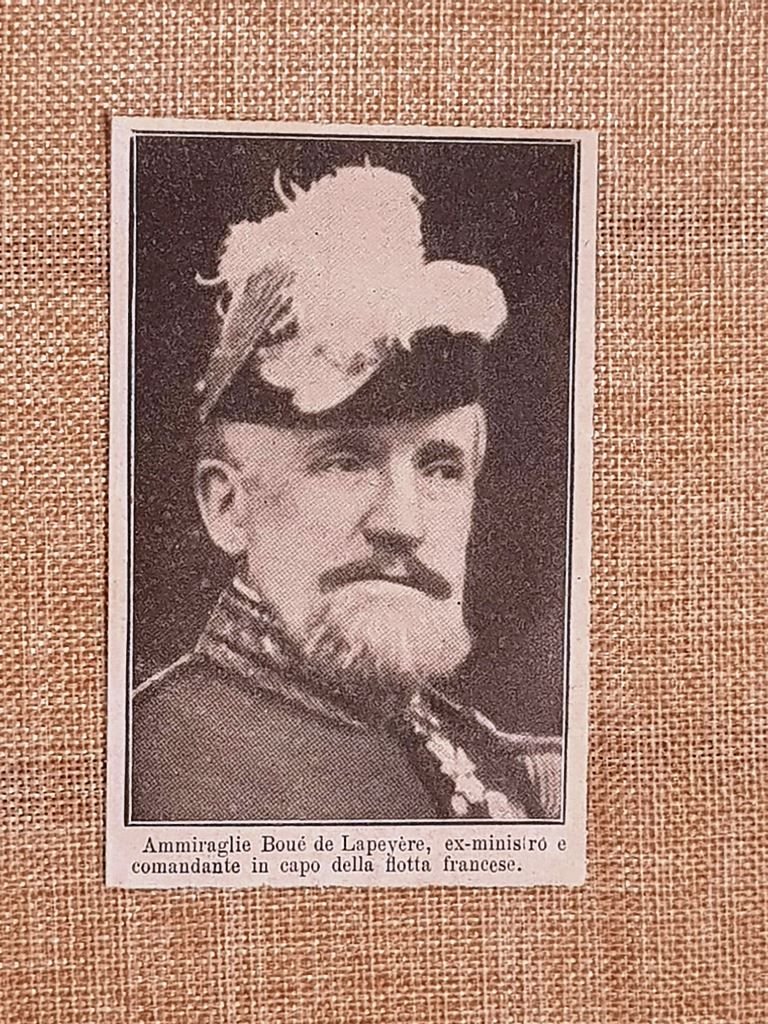 L'Ammiraglio Augustin Boué de Lapeyrere nel 1914 Capo flotta Francia …