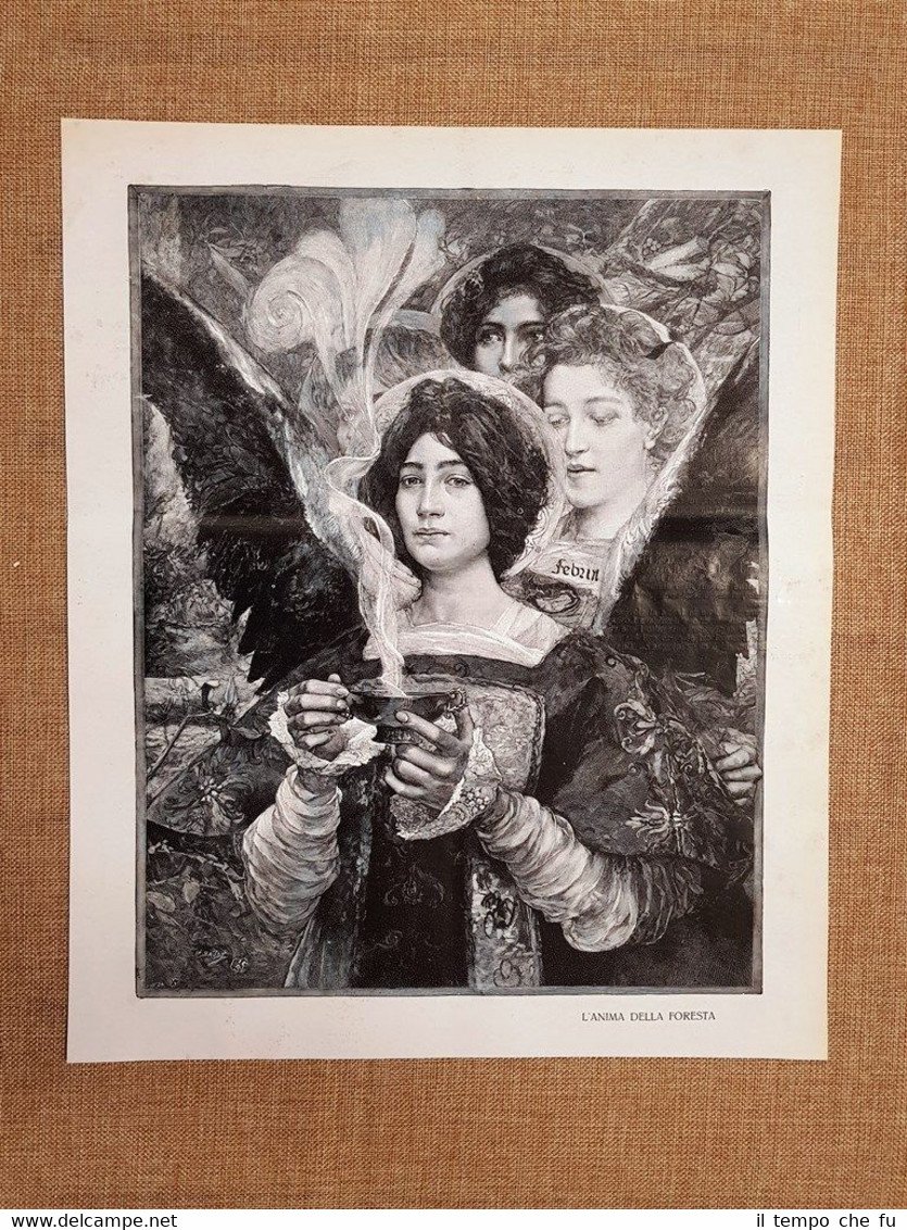 L'anima della foresta Quadro di Autore da identificare Stampa del … | Immagine principale