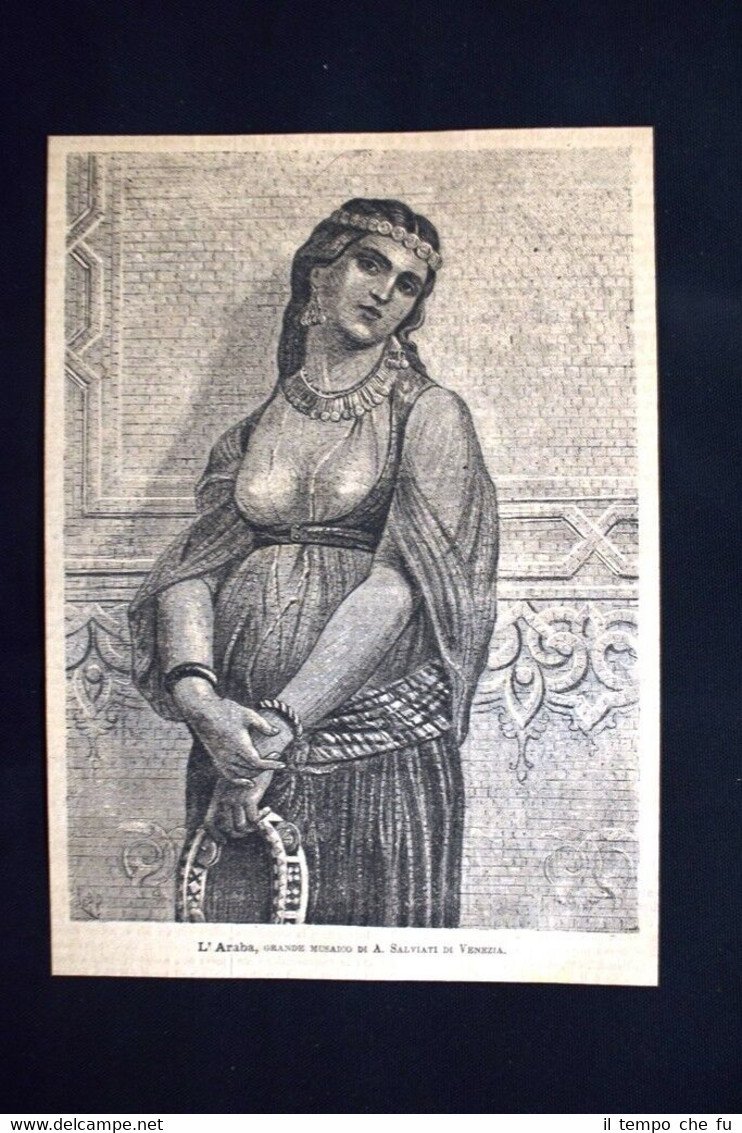 L'Araba, grande musaico di A. Salviati di Venezia Incisione del …