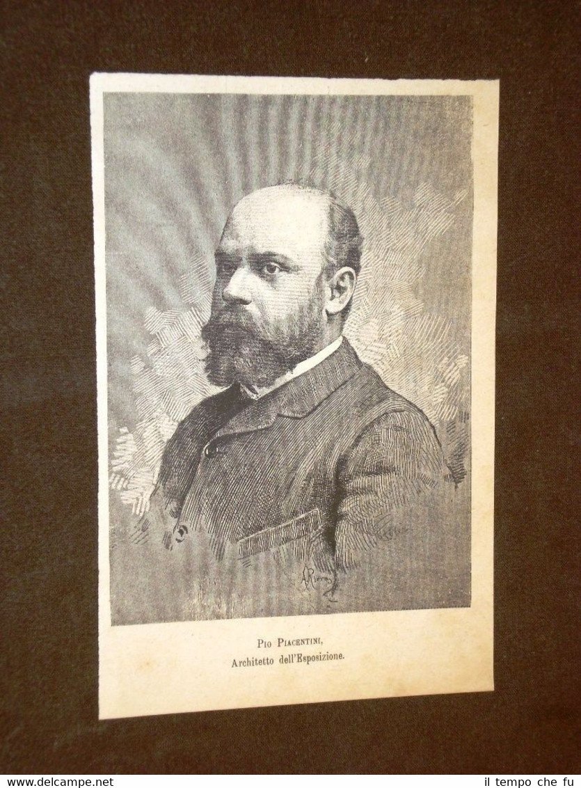 L'Arch.Pio Piacentini nel 1883 Roma, 5 settembre 1846 – Roma, …