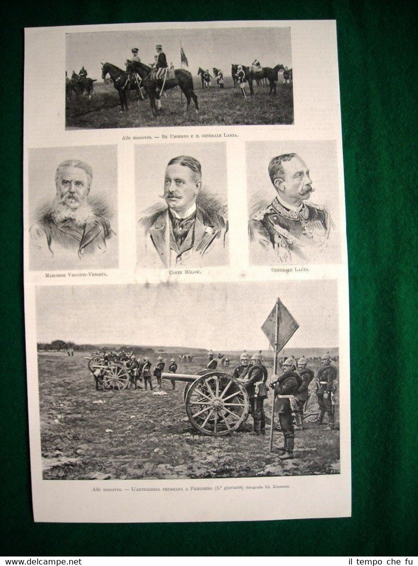 L'artiglieria prussiana a Friedberg nel 1897