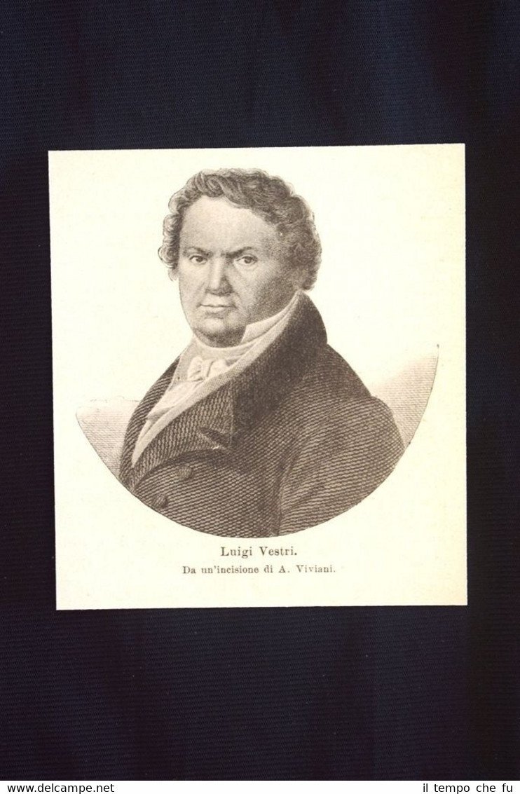 L'attore teatrale italiano Luigi Vestri