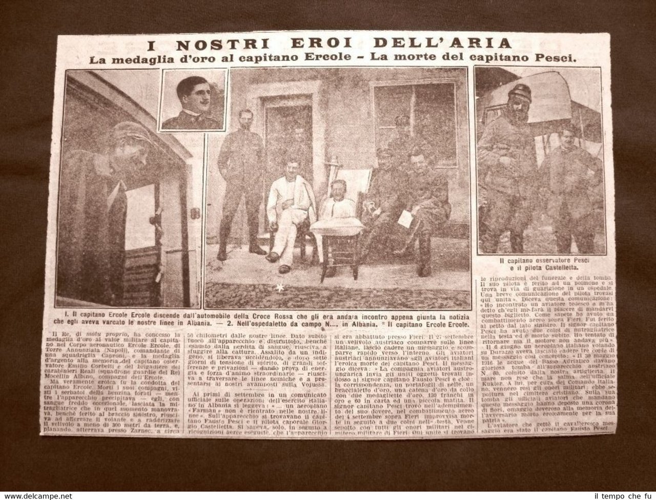 L'Aviazione d'Italia nel 1916 Ercole Pesci Castelletta Prima Guerra Mondiale …