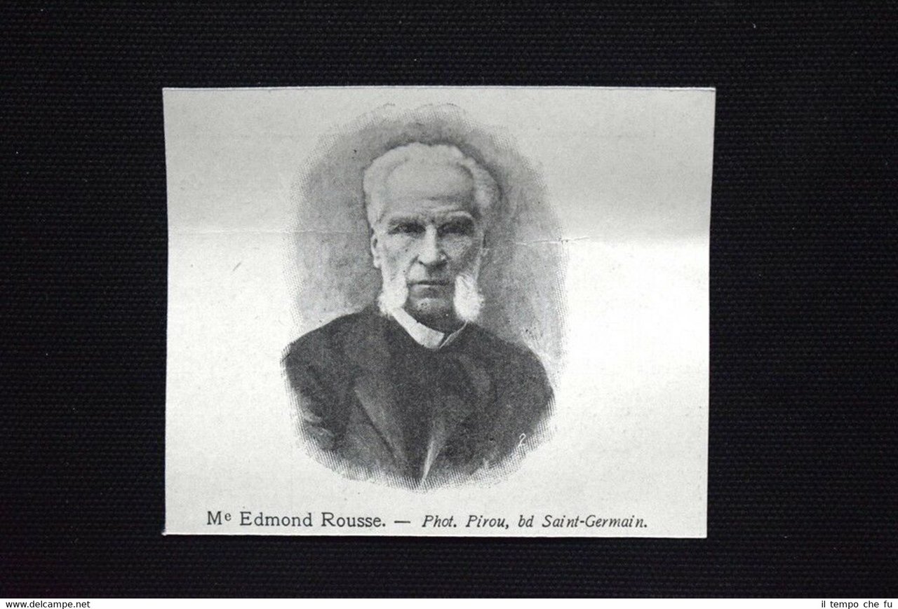 L'avvocato francese Edmond Rousse, morto l'1 agosto 1906 Stampa del …