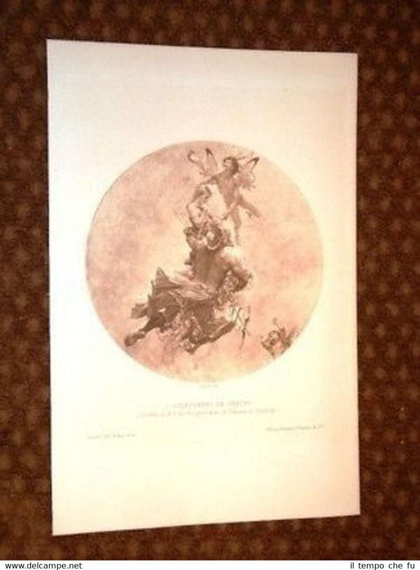 L'enlèvement de Psyché Rapimento di Psiche - M.P.Baudry