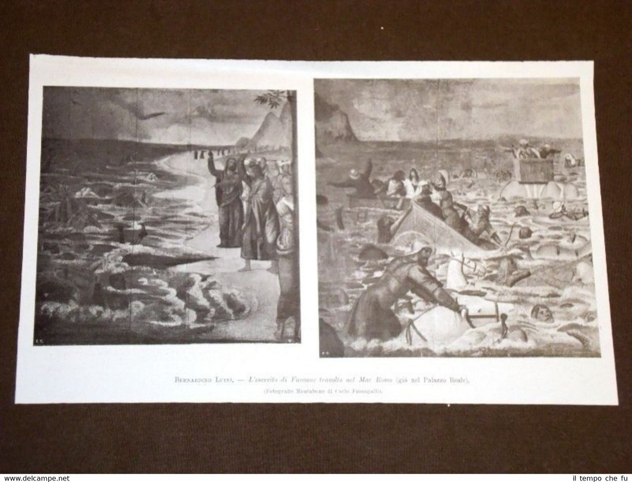 L'esercito del Faraone travolto nel Mar Rosso Quadro di Bernardino … | Immagine principale