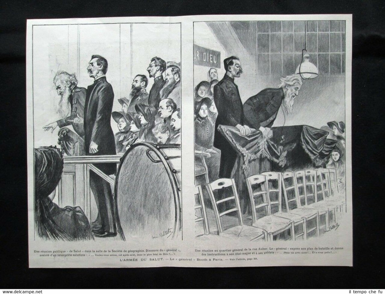 L'esercito della salvezza - Il generale Booth a Parigi Stampa …