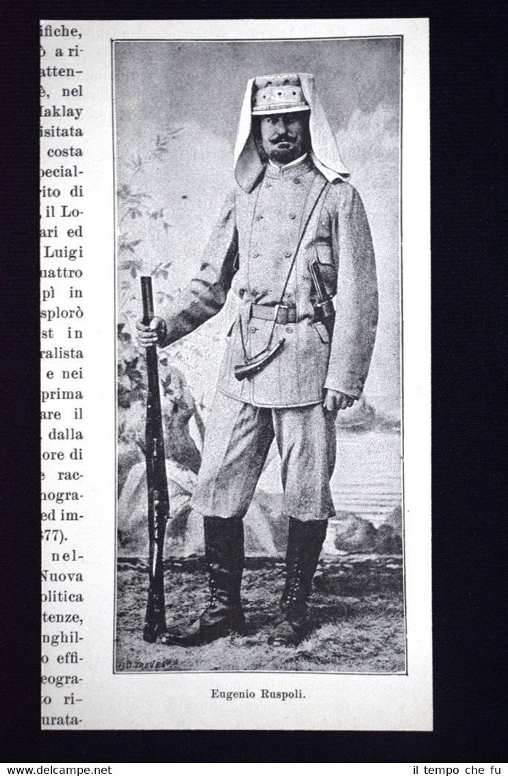 L'esploratore Eugenio Ruspoli + Emin Pascià | Immagine principale