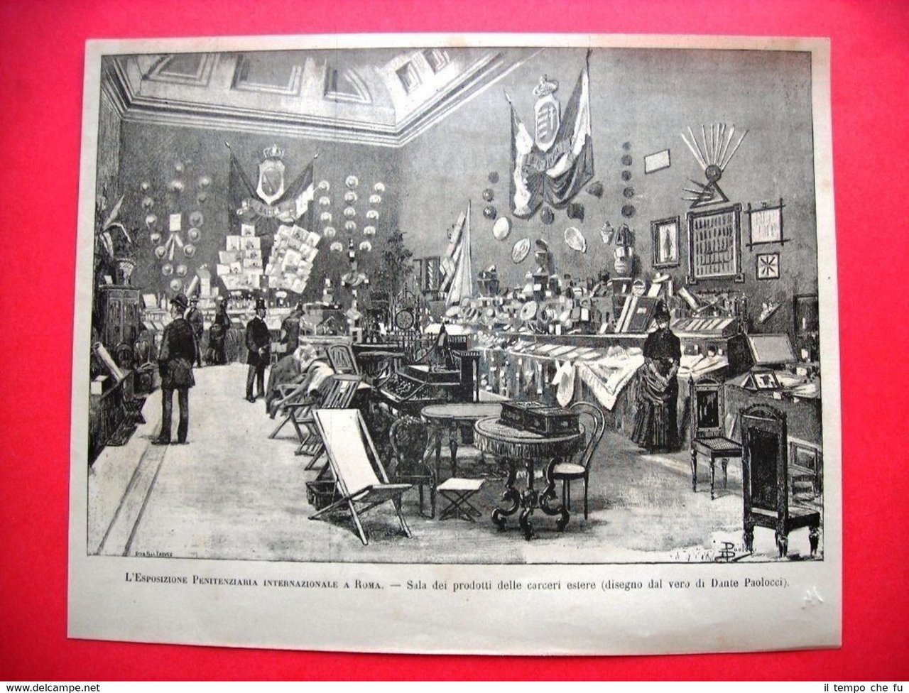 L'Esposizione Penitenziaria internazionale a Roma nel 1885 - Sala dei …
