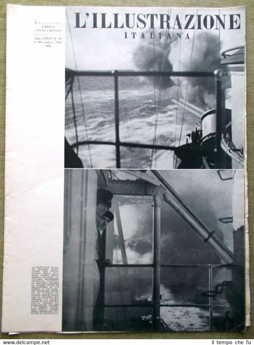 L'Illustrazione Italiana 8 Dicembre 1940 WW2 Capo Teulada Sardegna Isa …