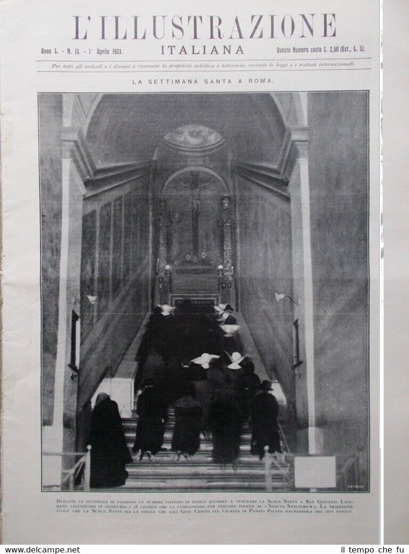 L'Illustrazione Italiana del 1 Aprile 1923 Morte di Sarah Bernhardt …