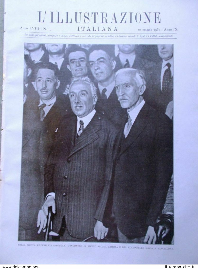 L'Illustrazione Italiana del 10 Maggio 1931 Sacra Sindone Miani Moscova …