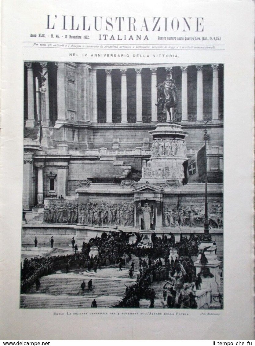L'Illustrazione Italiana del 12 Novembre 1922 Mussolini Miniere di Cogne … | Immagine principale