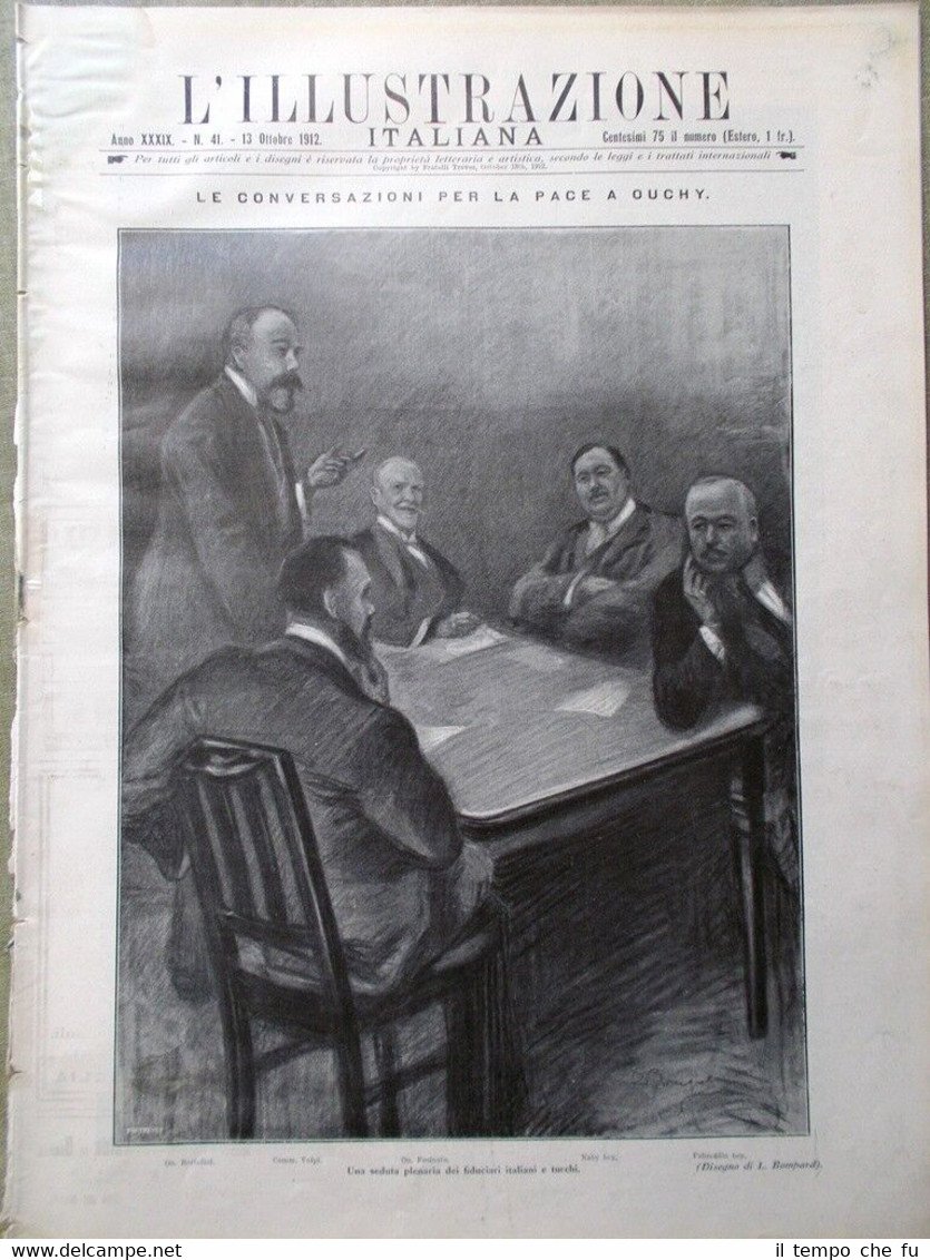 L'illustrazione Italiana del 13 Ottobre 1912 Ouchy Raffaello Oriente De …