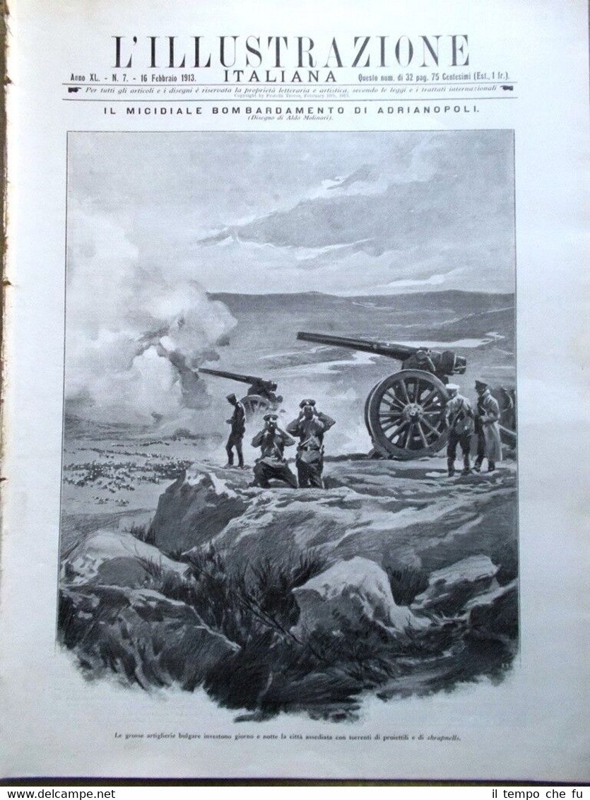 L'illustrazione Italiana del 16 Febbraio 1913 Spedizione Scott San Paolo …