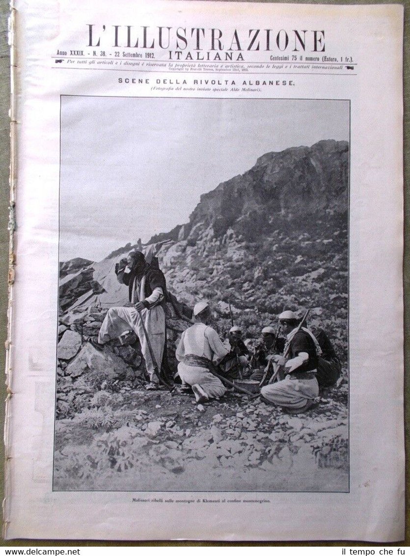L'illustrazione Italiana del 22 Settembre 1912 Moizo Sidi-Alì Nogi Vienna …