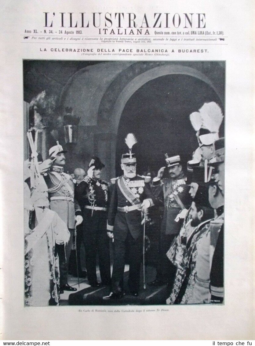 L'Illustrazione Italiana del 24 Agosto 1913 Feste Verdiane Parma Forlanini …