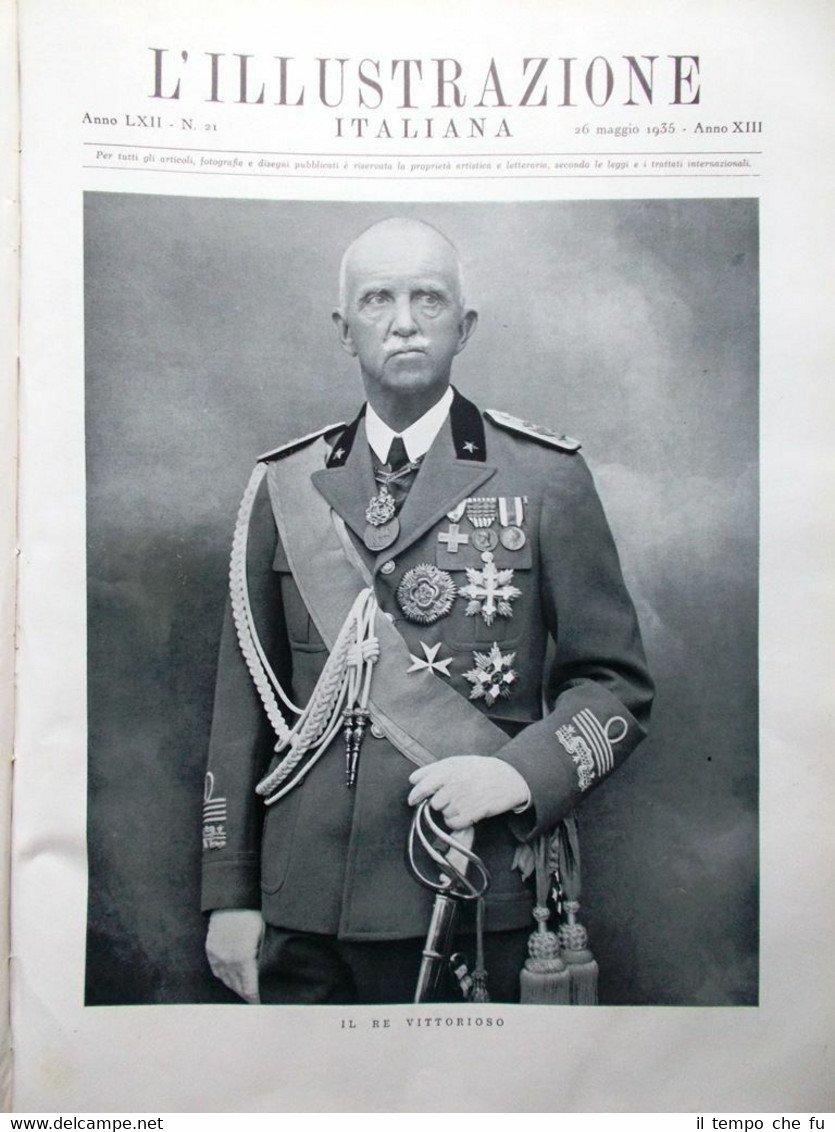 L'Illustrazione Italiana del 26 Maggio 1935 Speciale Guerra Battisti D'Annunzio
