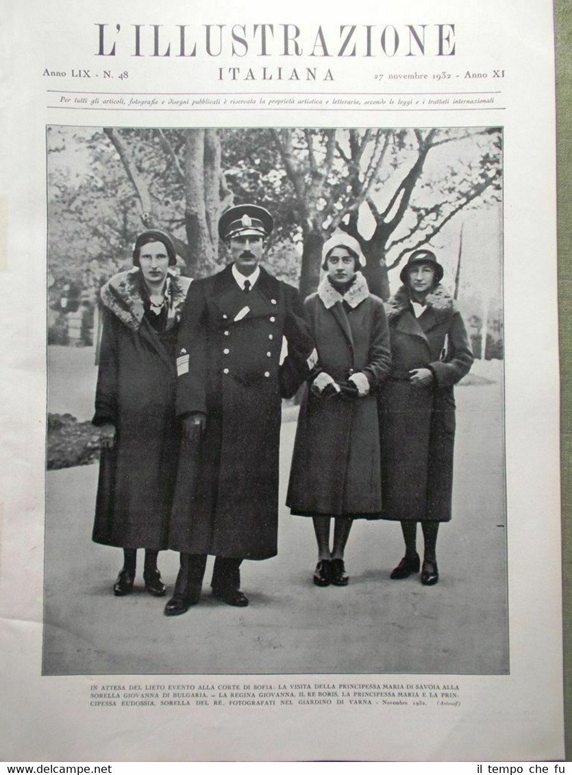 L'Illustrazione Italiana del 27 Novembre 1932 Leo Lulli Augusto Murri …
