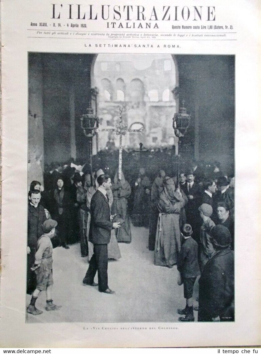L'Illustrazione Italiana del 4 Aprile 1920 Giovanni Agnelli Giulio Cesare …