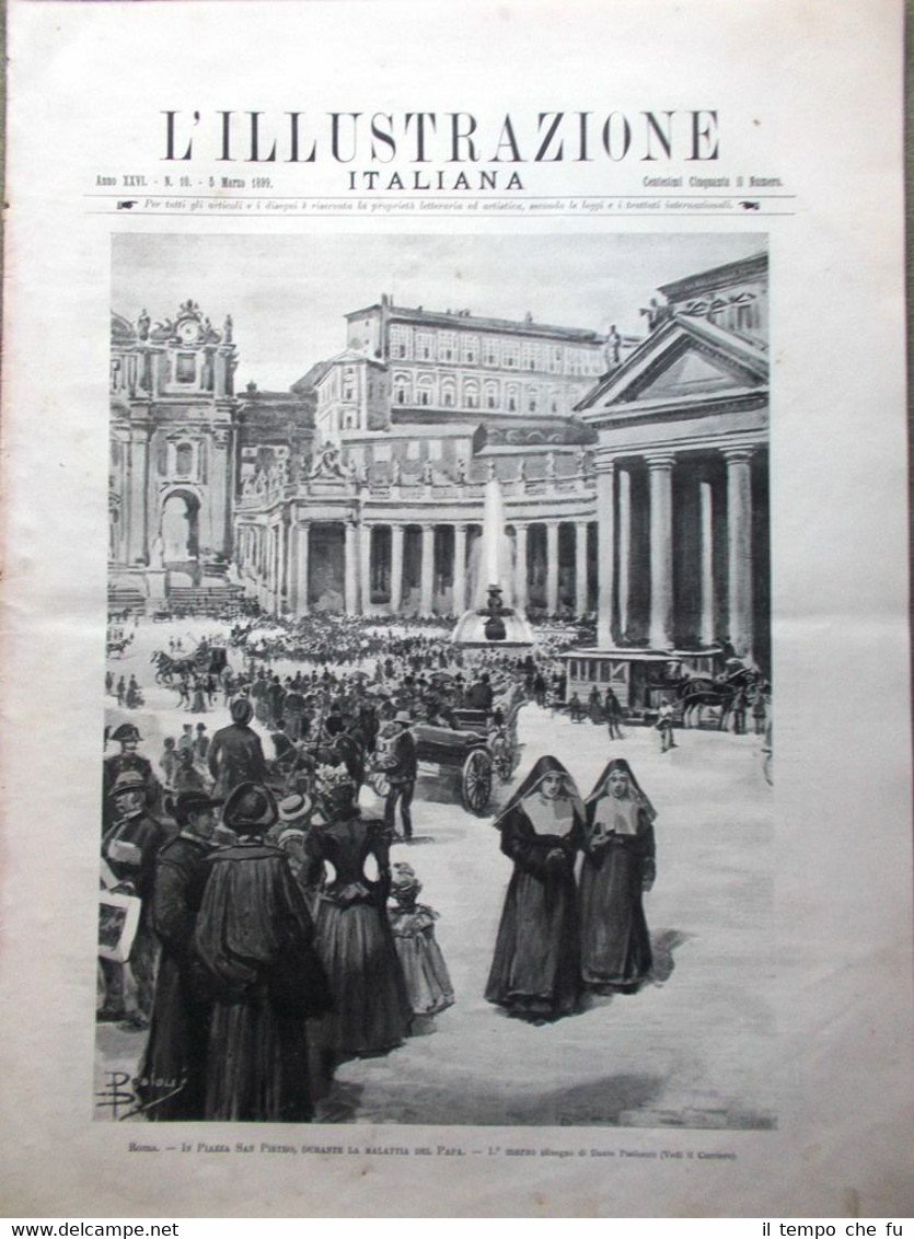 L'Illustrazione Italiana del 5 Marzo 1899 Deroulede Bastogi Faure Malattia … | Immagine principale