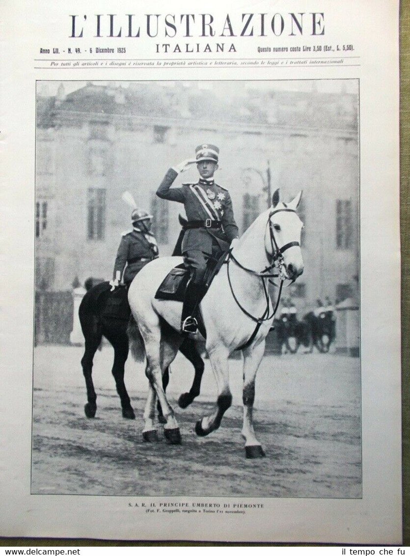 L'Illustrazione Italiana del 6 Dicembre 1925 Morte Scarpetta Mostra Brera …