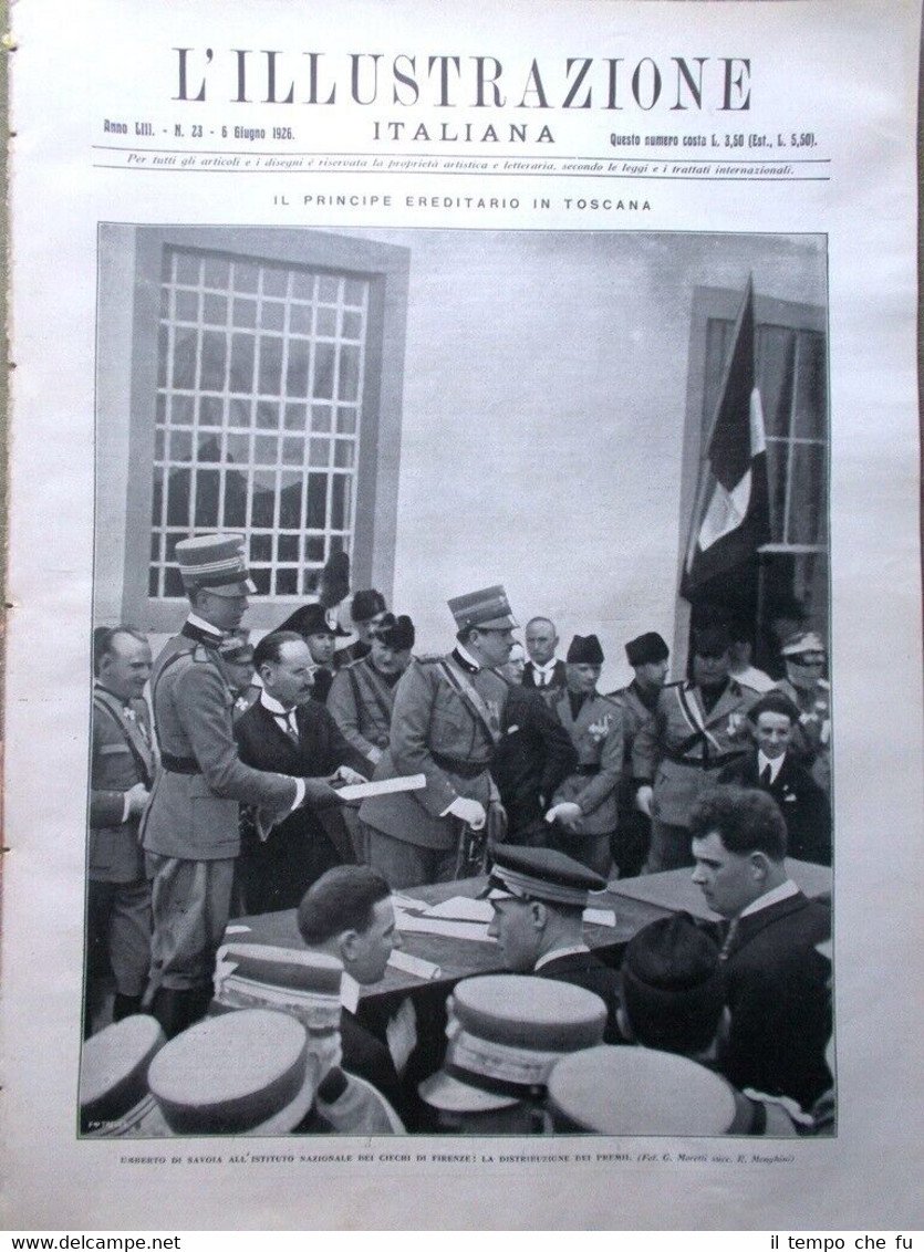 L'Illustrazione Italiana del 6 Giugno 1926 Pergamo Pisano Varsavia Coppa …
