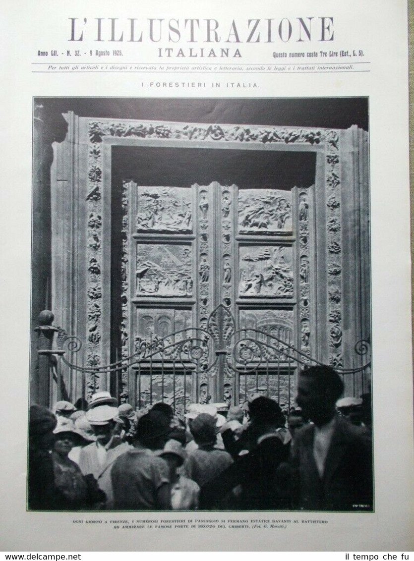 L'Illustrazione Italiana del 9 Agosto 1925 Funerali Ascari Villa Mondragone …