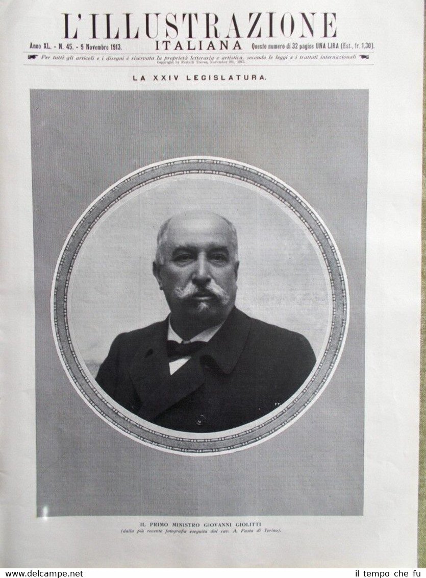 L'Illustrazione Italiana del 9 Novembre 1913 Legislatura Giolitti Solari Isabeau | Immagine principale