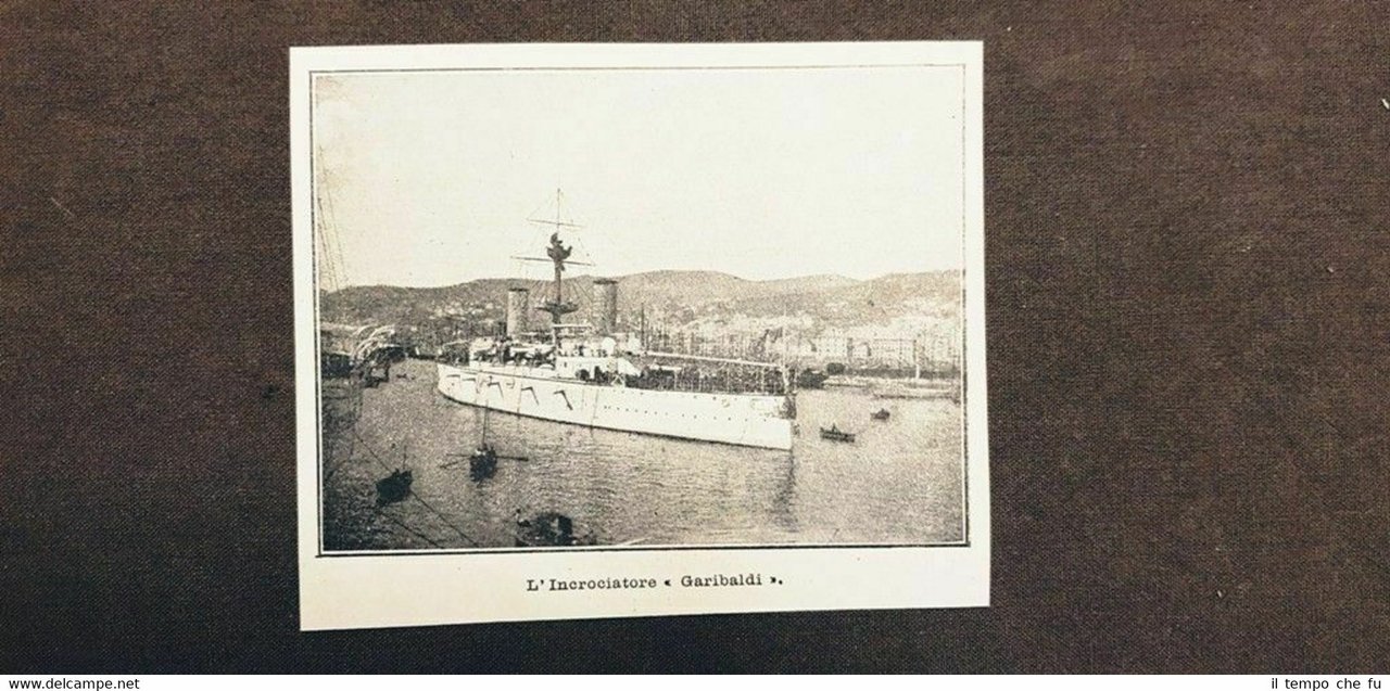 L'incrociatore Garibaldi nel 1895 Nave della Marina militare Italiana | Immagine principale