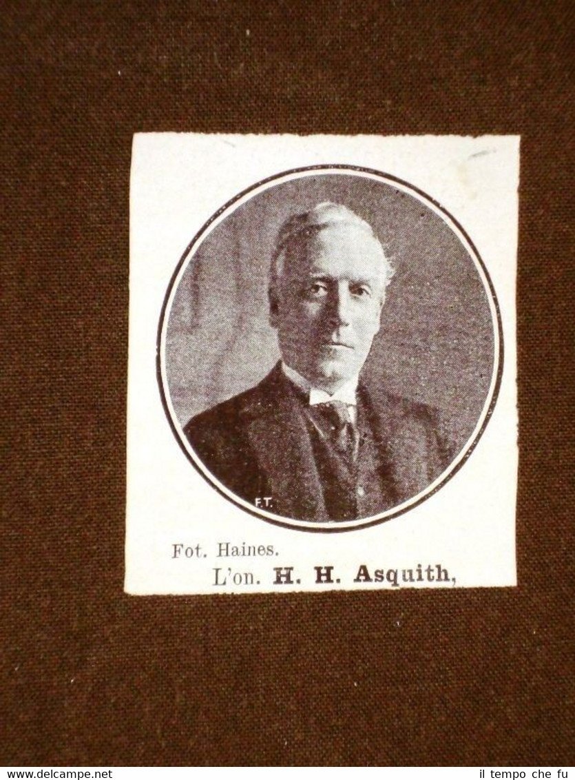 L'Onorevole H.H. Asquith Deputato nel 1908 | Immagine principale