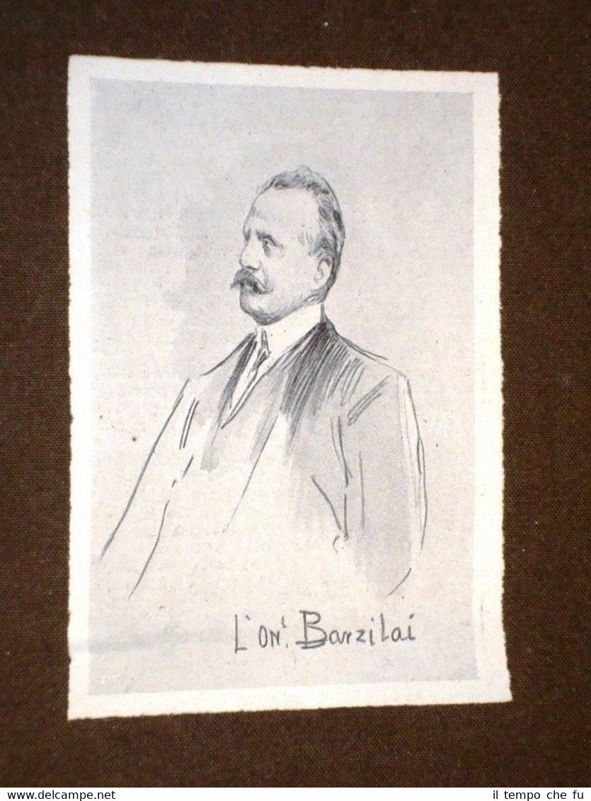 L'Onorevole Salvatore Barzilai di Trieste nel 1908