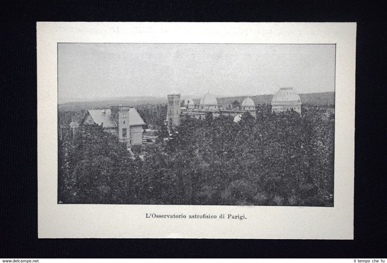 L'osservatorio astrofisico di Parigi + La cometa dell'anno 1858 | Immagine principale